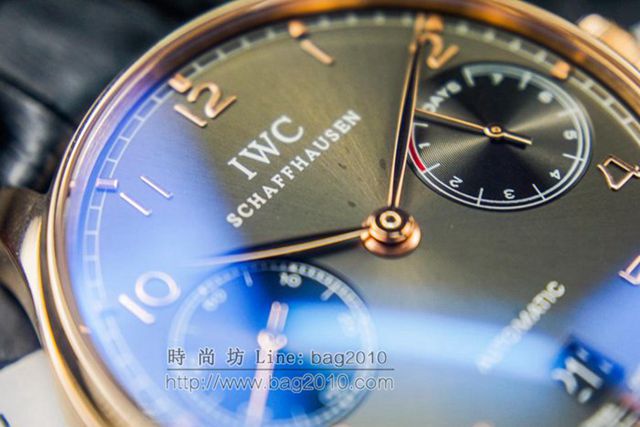IWC手錶 萬國IWC葡萄牙系列 七日鏈 葡七 萬國自動機械表 萬國高端男士腕表  hds1558